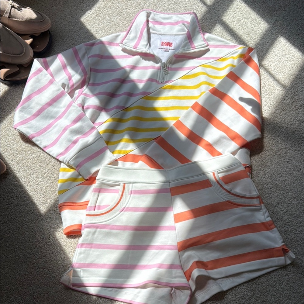 Solid & Striped Striped Pullover And Shorts Set - image 2